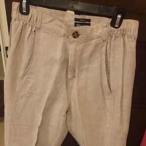 Jones New York Women's Beige Linen Pants Size Small